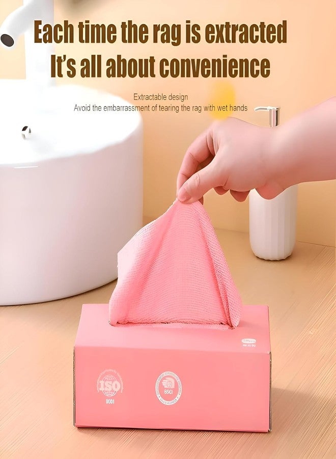 FLIZZOW Microfiber Cleaning Cloth - 20 PCS Reusable Microfiber Multi Functional Cleaning and Drying Wipes for Home Kitchen & Office | Strong Absorbent Cleaning Cloth with Dispenser Box (Pack of 1 Box) - Image 4